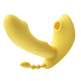 APP Controlled G Spot Vibrator with Anal Beads - Wearable Panty Butterfly with 9 Vibration Modes (With Heating Function🔥)